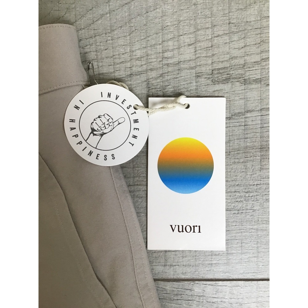 Vuori Men's Oatmeal Classic Woven Shorts Size 34 NWT - Picture 4 of 8
